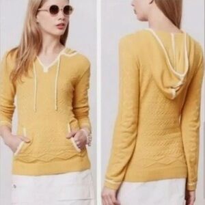 Anthropologie Sparrow Yellow Top